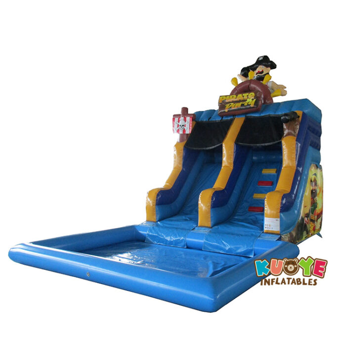 WS364 Mini Slide with Pool Pirate Water Slides for sale 5