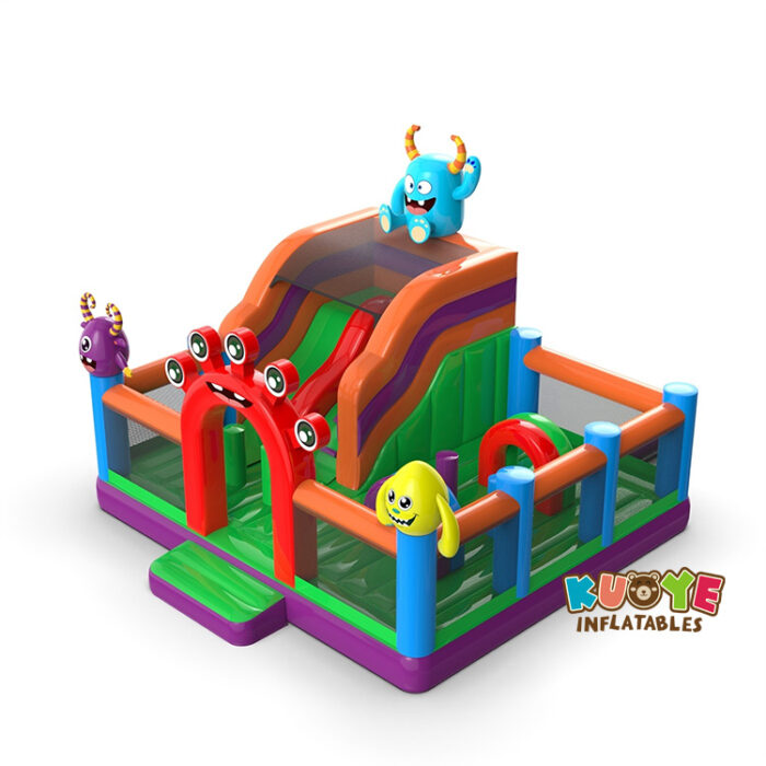 CB469 Inflatable playground 6×6 in monster theme Combo Units for sale