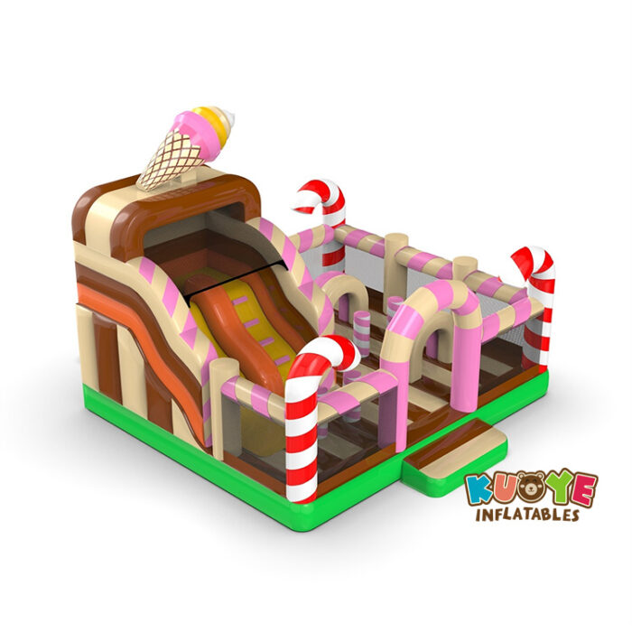 CB499 Inflatable Playground in a candy Theme Combo Units for sale