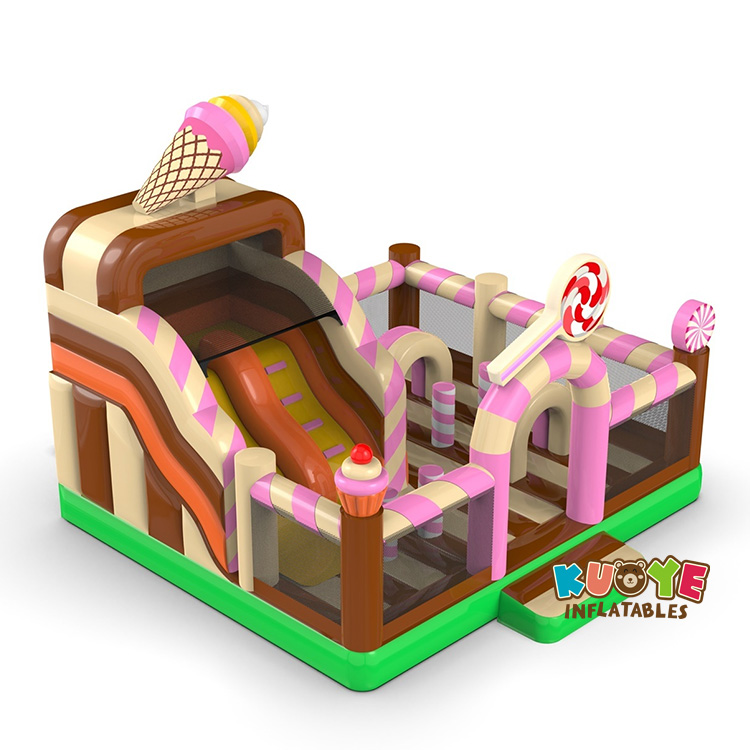 6 x 6 x 4.8m Pnflatable Playground in a candy Theme2