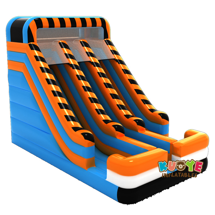 7 x 4 x 5m Gangaru inflatable double slide2