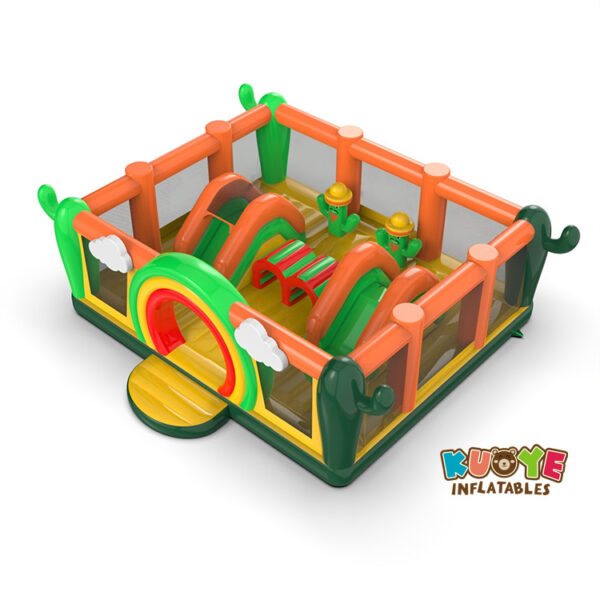 8 x 8 x 3m Inflatable playground Desert