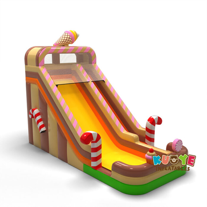 SL154 Enlarged inflatable slide in a candy theme Inflatable Slides for sale