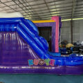CB514 Little Mermaid Dream Double Lane WetDry Slide with Bounce House (12)