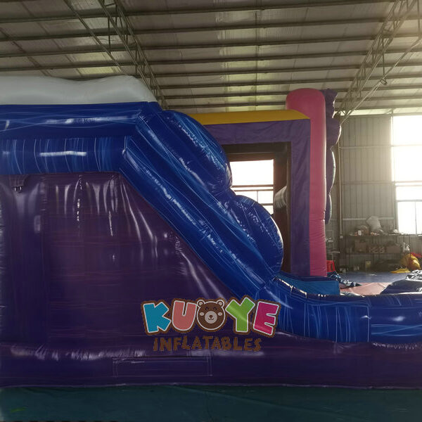 CB514 Little Mermaid Dream Double Lane WetDry Slide with Bounce House (16) CB514 Little Mermaid Dream Double Lane WetDry Slide with Bounce House (16)