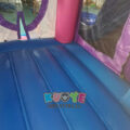 CB514 Little Mermaid Dream Double Lane WetDry Slide with Bounce House (27)