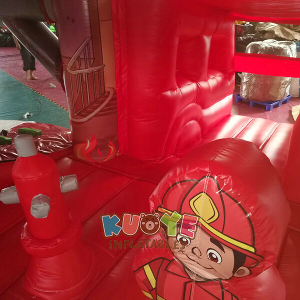 CB515 Multiplay XL Firefighter Bounce House (14) CB515 Multiplay XL Firefighter Bounce House (14)