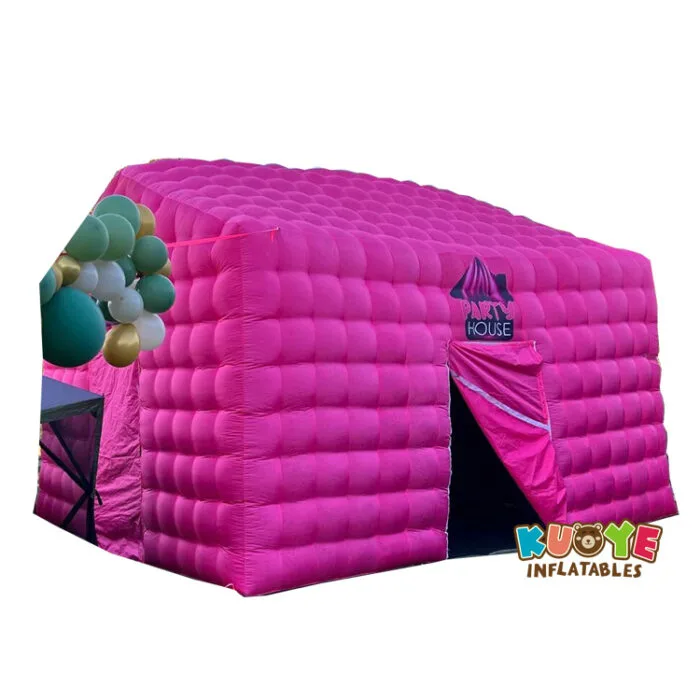 TT079 Pink Inflatable Party Nightclub Disco Tent Hire for Gardenhome 6mx5m~ 40 Guests