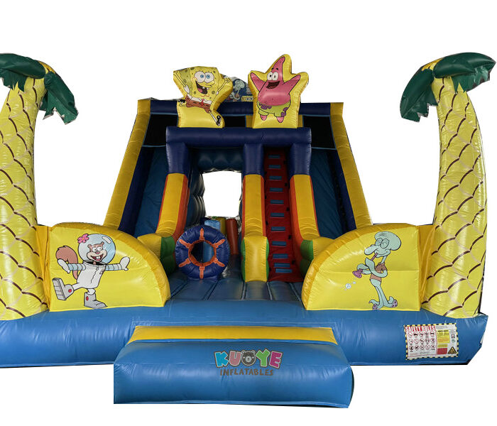 SL177 Inflatable SpongeBob Slide Inflatable Slides for sale
