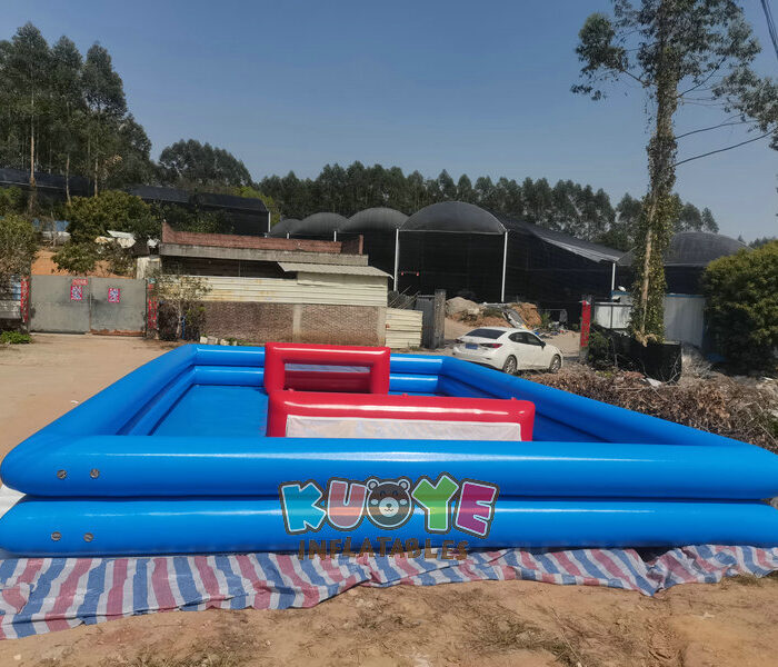 P006 2 in 1 Swimming Water Pool Inflatable Football Field Pools for sale 2