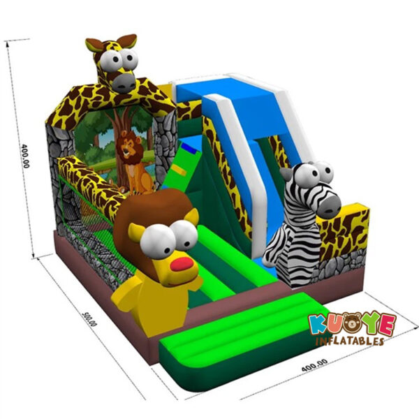 5 m x 4 m x 4 m Combo de castillo de rebote de animales de 5X4X4m 3 5 m x 4 m x 4 m Combo de castillo de rebote de animales de 5X4X4m 3