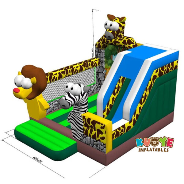5 m x 4 m x 4 m Combo de castillo de rebote de animales de 5X4X4m 4 5 m x 4 m x 4 m Combo de castillo de rebote de animales de 5X4X4m 4