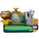 5 m x 4 m x 4 m Combo de castillo de rebote de animales de 5X4X4m