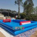 2 in 1 Swimming Water Pool Inflatable Football Field