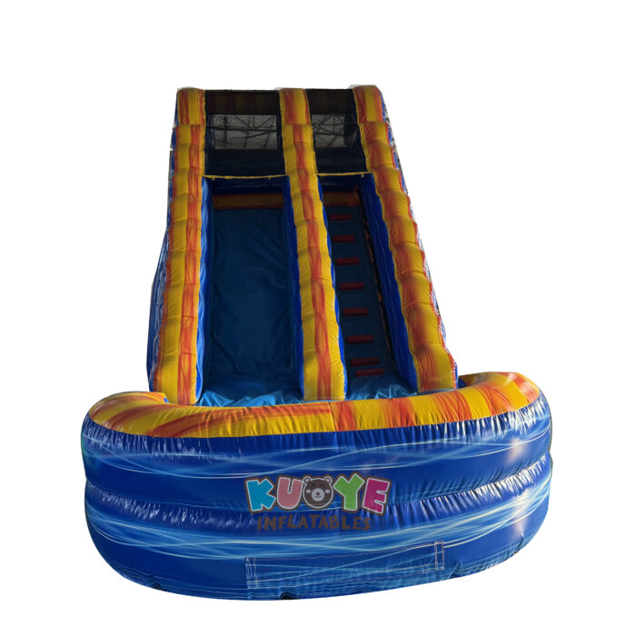 WS371 Inflatable 15FT Melting Arctic w/pool Water Slide Water Slides for sale