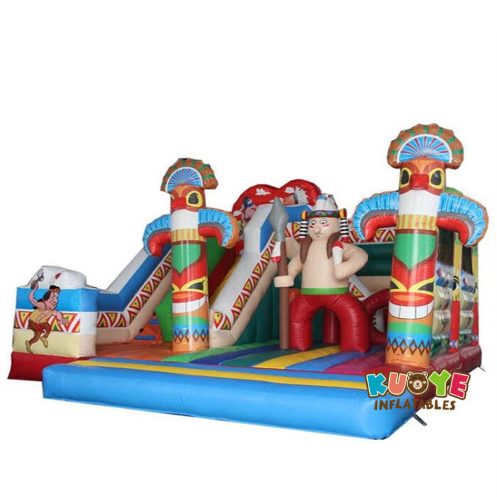 CB519 Custom inflatable bounce with any logo Combo Units for sale