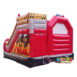 6 x 6.5 x 5m Combo de camión de bomberos de castillo inflable 2