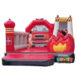 6 x 6.5 x 5m Combo de camión de bomberos de castillo inflable