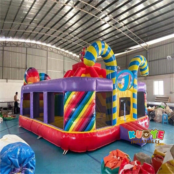 7 x 6m Inflatable Christmas Candy Bouncer 2 7 x 6m Inflatable Christmas Candy Bouncer 2