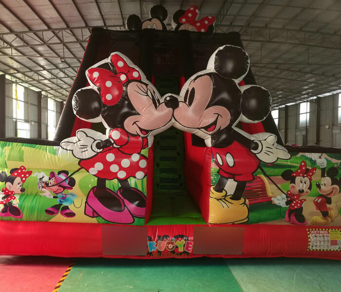 SL176 Mickey and Minne Inflatable High Slide Inflatable Slides for sale 2