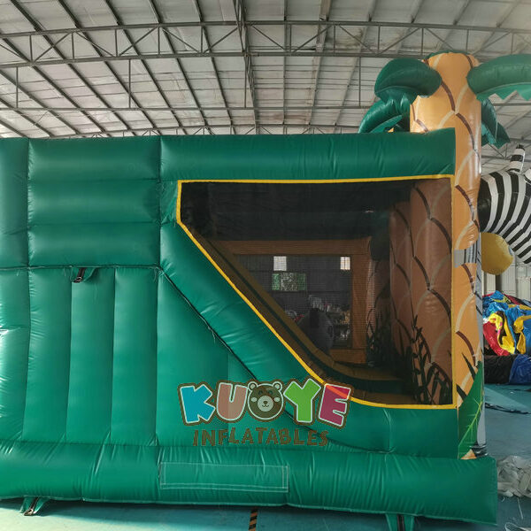 CB 526 (5) Zoo Animal Bouncy Castle Slide Combo