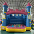 Blue And Pink Bouncy Castle