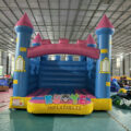 Blue And Pink Bouncy Castle
