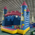 Blue And Pink Bouncy Castle