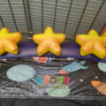 3D Galaxy Bounce House Space Bouncy Castle