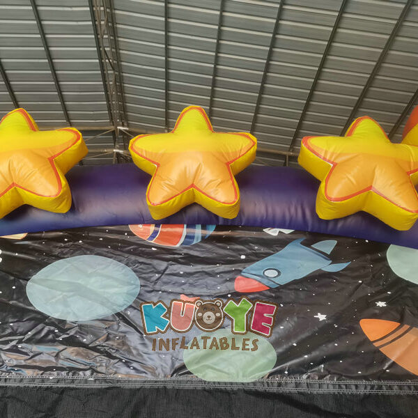 CB303 (10) 3D Galaxy Bounce House Space Bouncy Castle