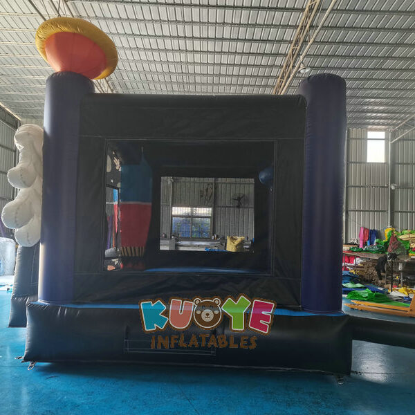 CB303 (8) 3D Galaxy Bounce House Space Bouncy Castle