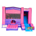 Purple Pink Jumper Slide with Banner