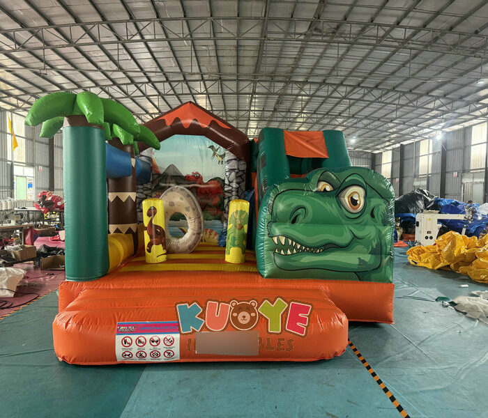 CB199 Inflatable Dino Multidiversion Bouncy Castle with Slide Combo Units for sale 2
