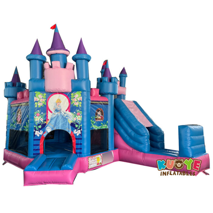 CB542 Princess Bouncy Castle/Jumping Castle Slide Combo Combo Units for sale