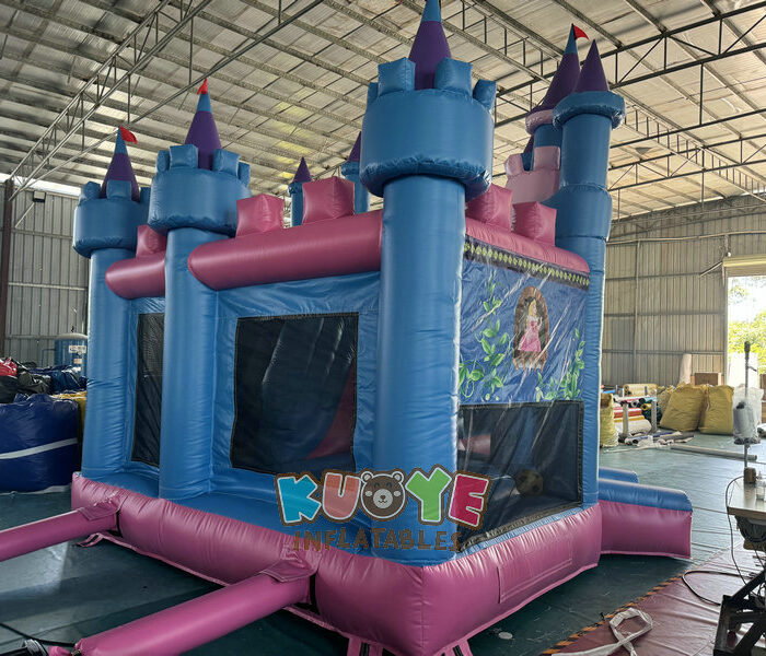 CB542 Princess Bouncy Castle/jumping Castle Slide Combo Combo Units for sale 2