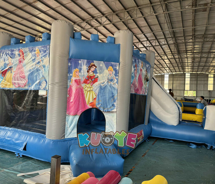 CB544 Princess Bounce House Slide Combo Combo Units for sale 2