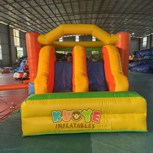 CB545 (10) Double Lane Bounce House Slide Combo