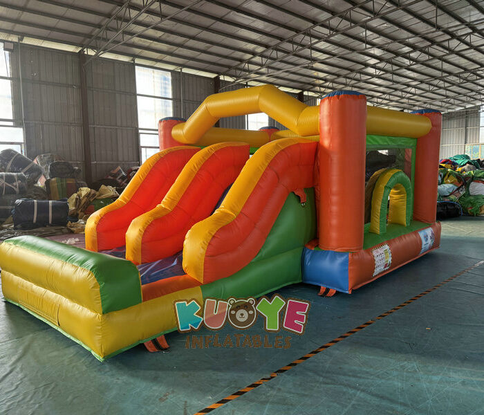 CB545 Double Lane Bounce House Slide Combo Combo Units for sale 2