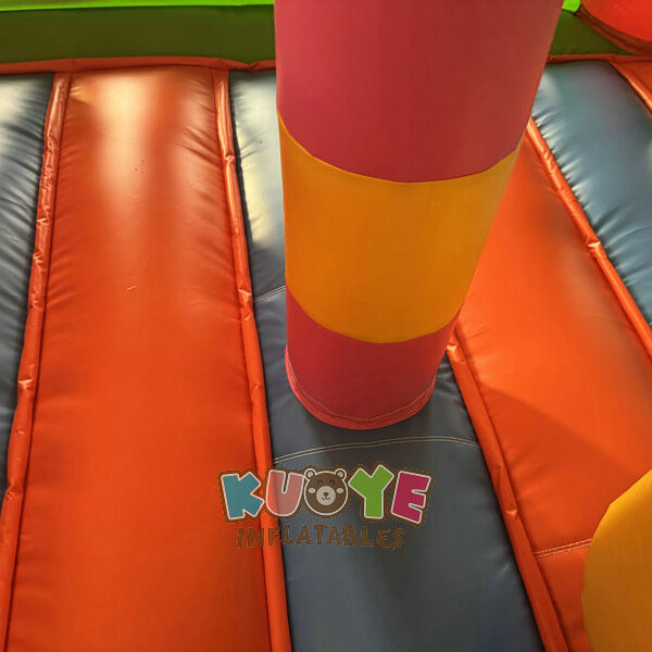 CB545 (14) Double Lane Bounce House Slide Combo