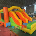 Double Lane Bounce House Slide Combo