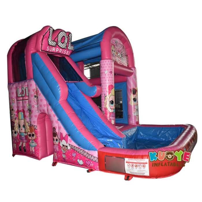 CB547 LOL Surprise Wet/Dry Bounce House Slide Combo Combo Units for sale