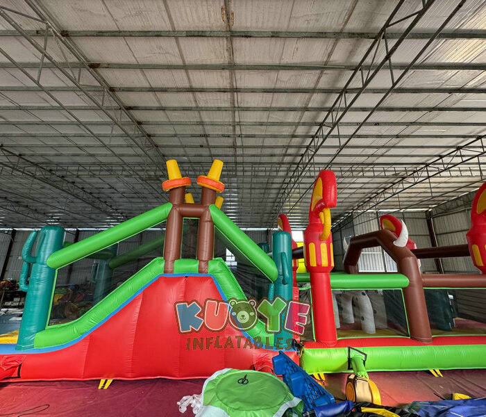 OB152 Golf Theme Inflatable Obstacle Course Obstacle Courses for sale 2