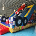 6m High Octane Race Car Dual Lane Inflatable Slide