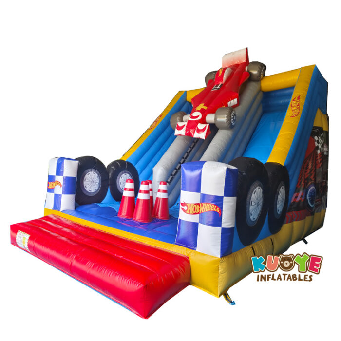 SL181 6m High Octane Race Car Dual Lane Inflatable Slide Inflatable Slides for sale