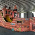 Pirate Ship Inflatable Slide