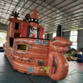 Pirate Ship Inflatable Slide