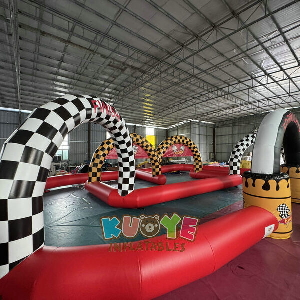 SP256 (13) Inflatable Bumper Car Racing Track