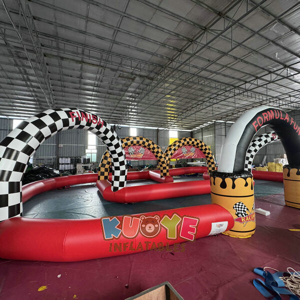 SP256 (2) Inflatable Bumper Car Racing Track