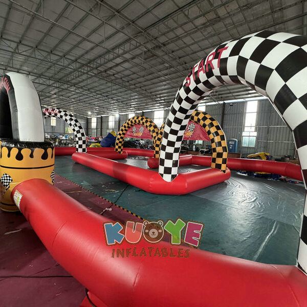 SP256 (6) Inflatable Bumper Car Racing Track