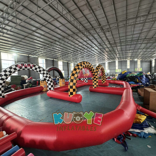 SP256 (9) Inflatable Bumper Car Racing Track